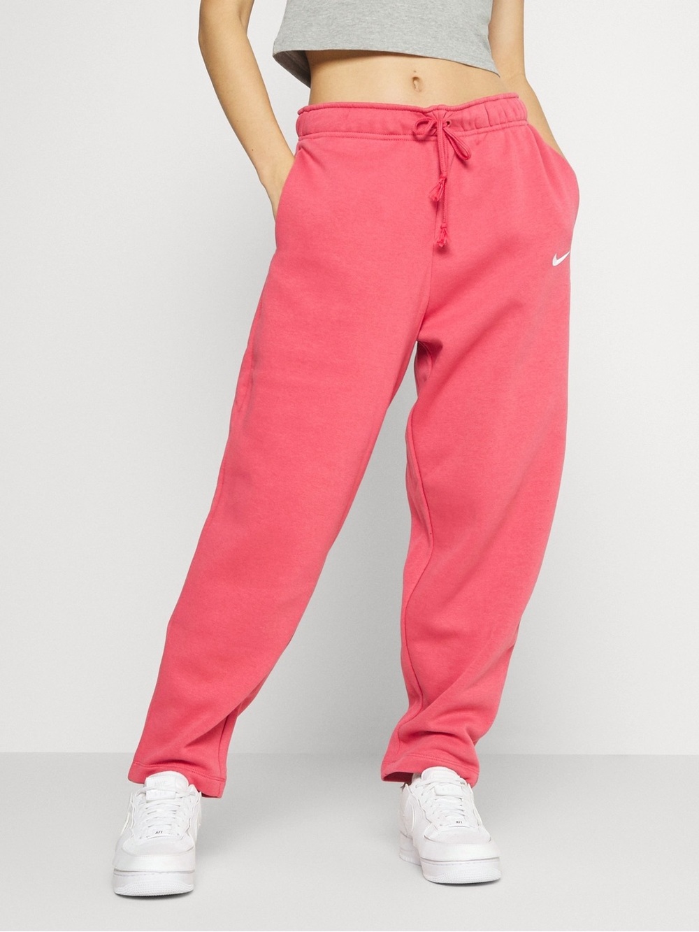 Nike Phoenix High-Waisted Oversized Pink Sweatpants